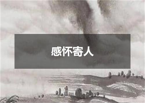 感怀寄人