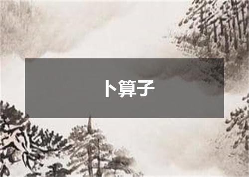 卜算子