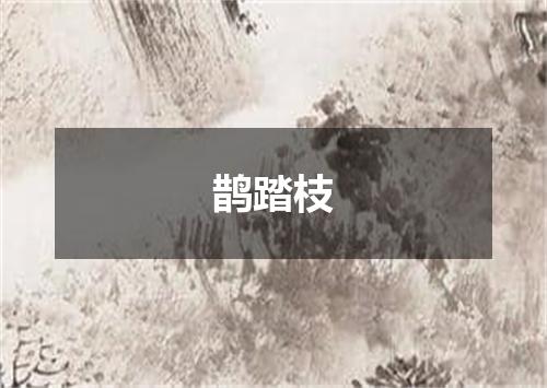 鹊踏枝
