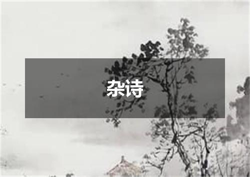杂诗