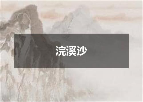 浣溪沙