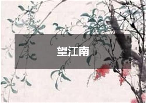 望江南