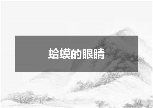 蛤蟆的眼睛