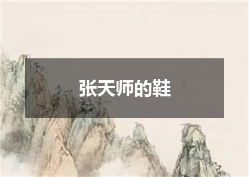 张天师的鞋