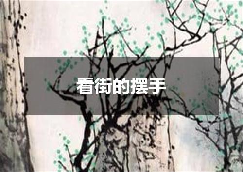 看街的摆手