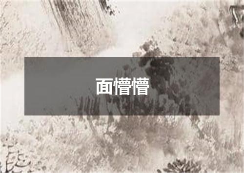 面懵懵
