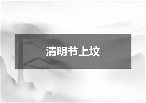 清明节上坟
