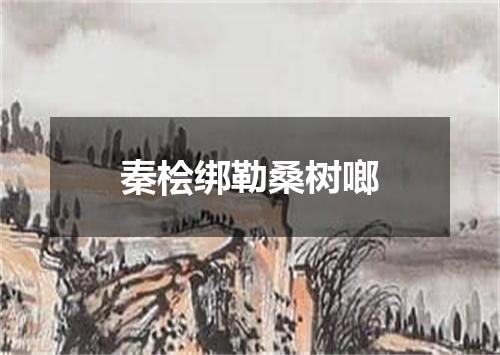 秦桧绑勒桑树啷