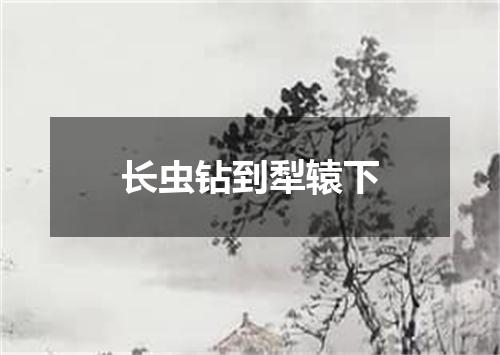 长虫钻到犁辕下