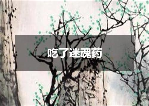 吃了迷魂药