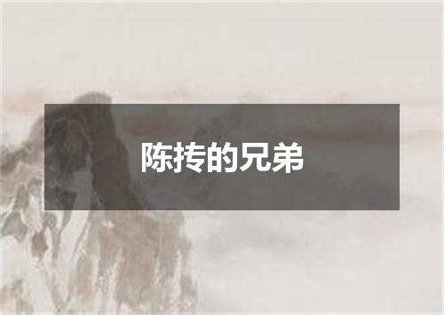 陈抟的兄弟