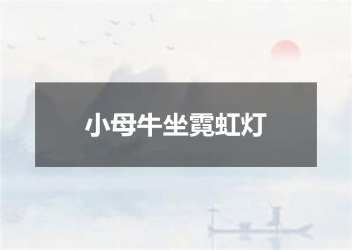 小母牛坐霓虹灯