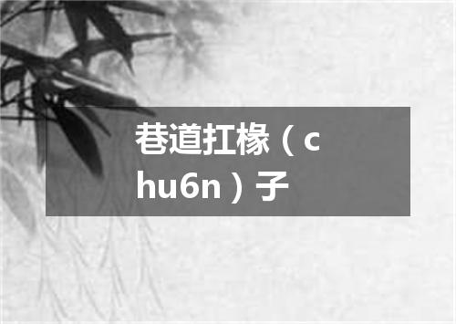 巷道扛椽（chu6n）子