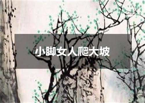 小脚女人爬大坡