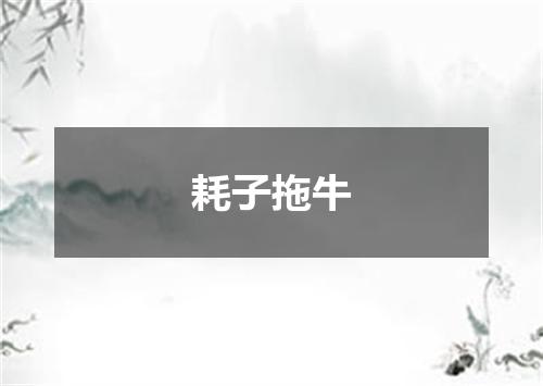 耗子拖牛