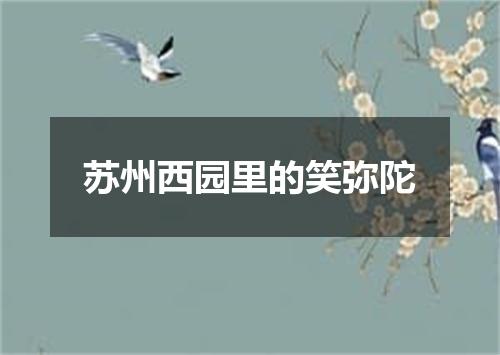 苏州西园里的笑弥陀