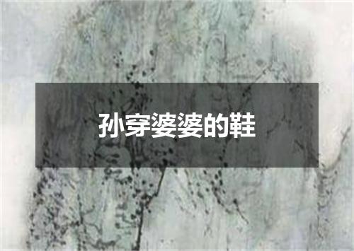孙穿婆婆的鞋
