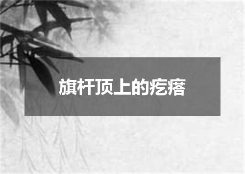 旗杆顶上的疙瘩