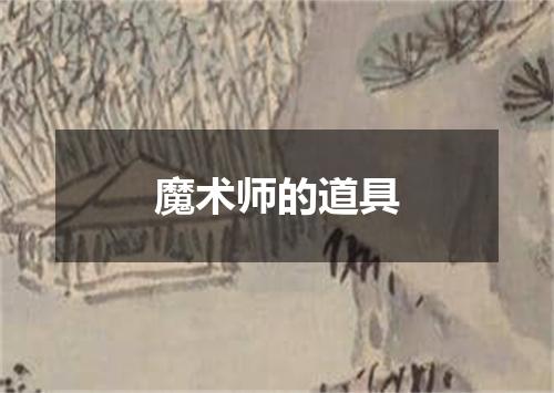 魔术师的道具